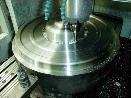 Eaves CAM driven milling on forging