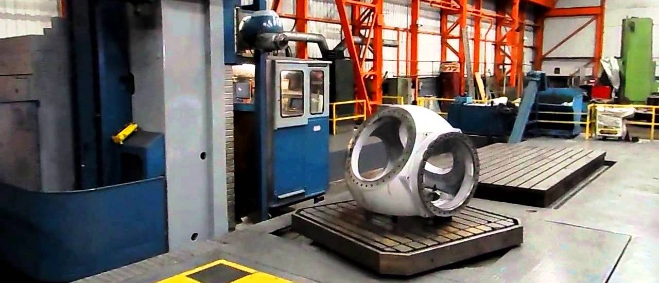 Efficient CNC Machining with 40 Tonne Rotary Table